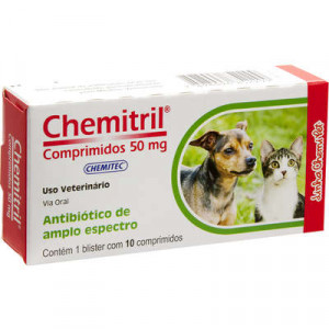 Chemitril 50mg - 10 comprimidos